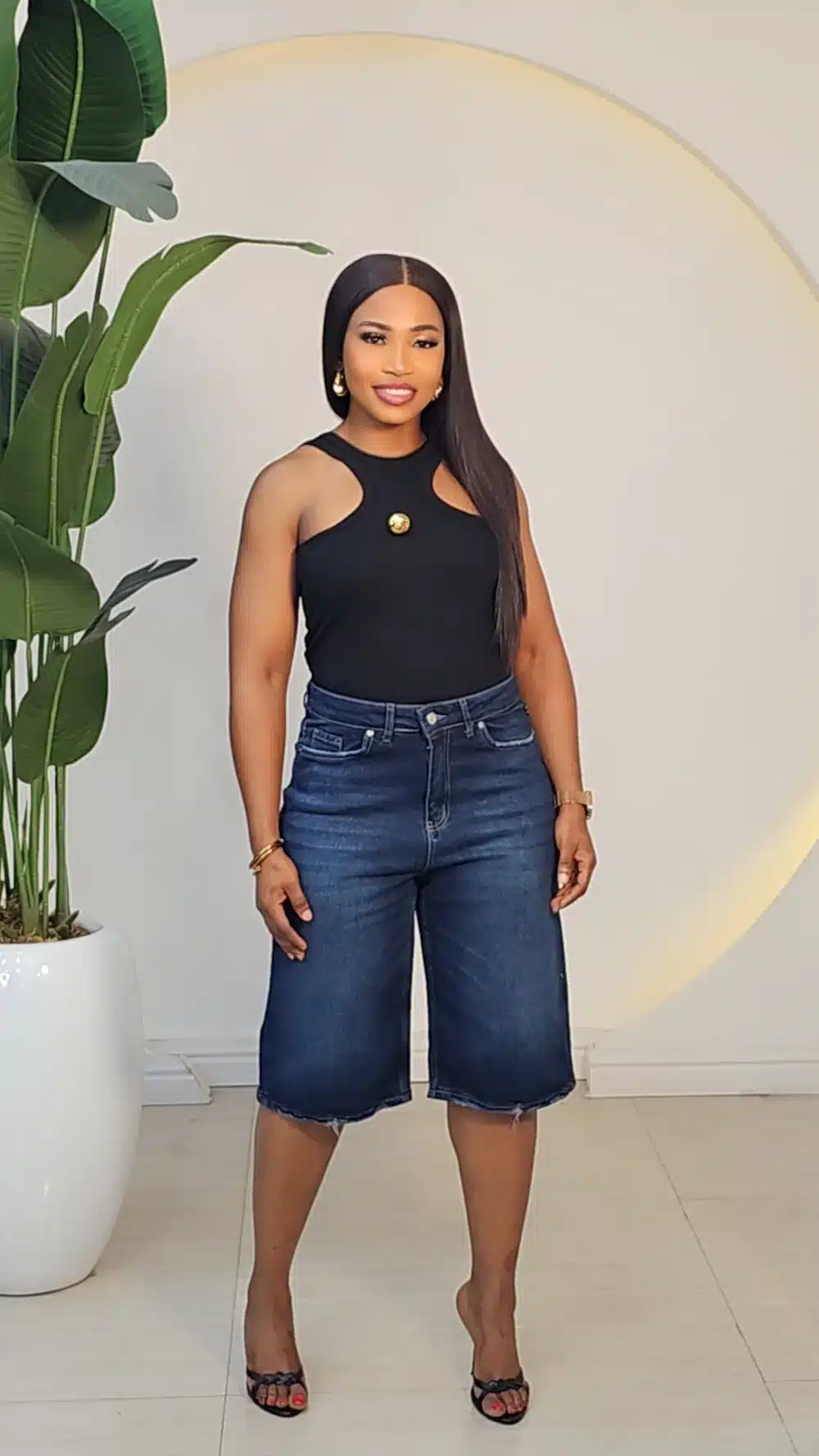 BAGGY DENIM JORT 328