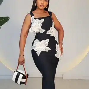 BANDAGE PETAL PATCH DRESS 29126 - Image 3