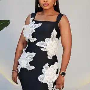 BANDAGE PETAL PATCH DRESS 29126 - Image 2