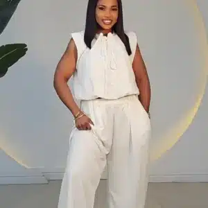 BUBBLE TOP & PALAZZO PANT SET 6006 - Image 3