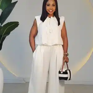 BUBBLE TOP & PALAZZO PANT SET 6006