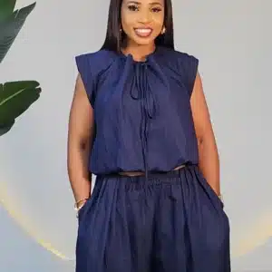 BUBBLE TOP & PALAZZO PANT SET 6006 - Image 4