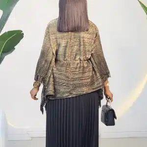 MIYAKE FRINGE KIMONO & PLEAT SKIRT SET 1411 - Image 8