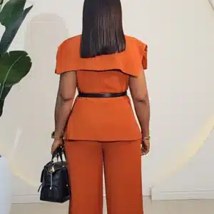 CAPE SLEEVE JACKET & PANT SET - Image 6