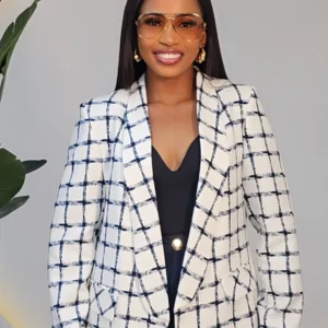 CHECKERS KIMONO BOYFRIEND BLAZER 2011 - Image 11