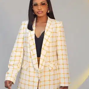 CHECKERS KIMONO BOYFRIEND BLAZER 2011 - Image 9