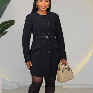 DOUBLE BREASTED BLAZER DRESS 7722