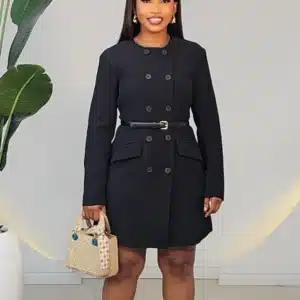 DOUBLE BREASTED BLAZER DRESS 7722 - Image 3