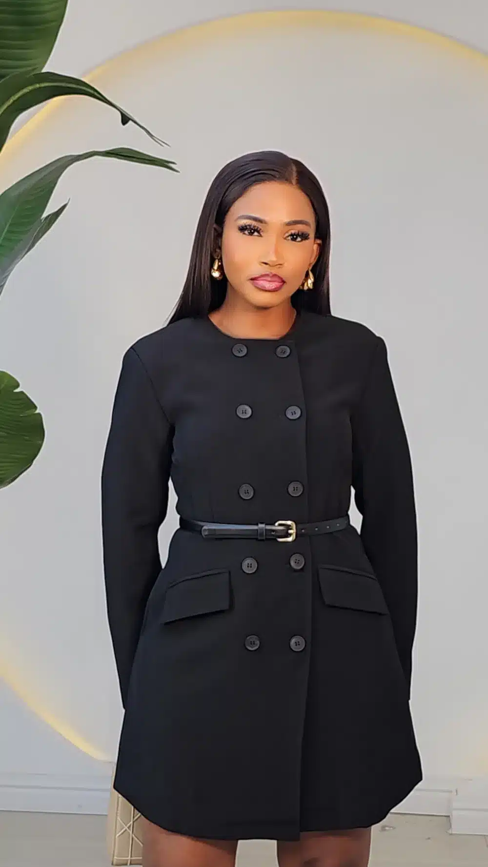 DOUBLE BREASTED BLAZER DRESS 7722 - Image 2