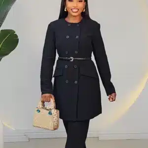 DOUBLE BREASTED BLAZER DRESS 7722 - Image 4