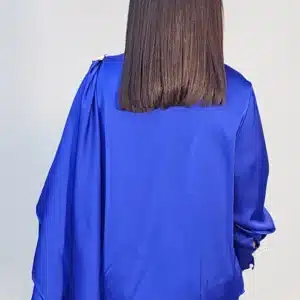 DRAPE SHOULDER BROOCH SATIN TOP 0311 - Image 11