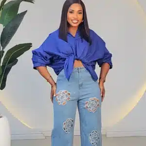 EMBRIODERY PATCH STUD MM JEAN 008