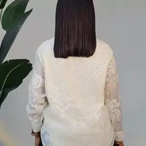 EMBROIDERY PEARL SHOULDER SHIRT 1003 - Image 11