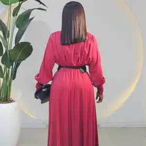 EVENING DRESS & BOLD BELT SET 9390 - Image 6