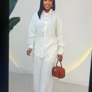 LINEN EMBROIDERY COLLAR SHIRT 0311 - Image 2