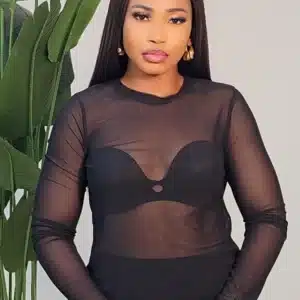 MESH LONG SLEEVE BODYTOP 021 - Image 2