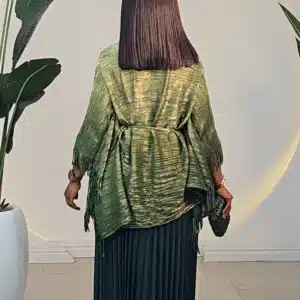 MIYAKE FRINGE KIMONO & PLEAT SKIRT SET 1411 - Image 9