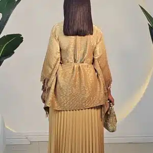 MIYAKE FRINGE KIMONO & PLEAT SKIRT SET 1411 - Image 7