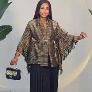 MIYAKE FRINGE KIMONO & PLEAT SKIRT SET 1411 - Image 5