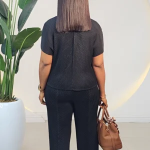 MIYAKE PANT & ROSE FRONT TOP SET 2111 - Image 11