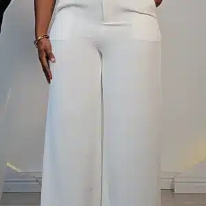 ONE BUTTON PALAZZO PANT 2811 - Image 9