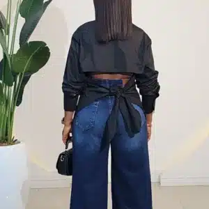 PLAIN BACK KNOT SHIRT 1081 - Image 3