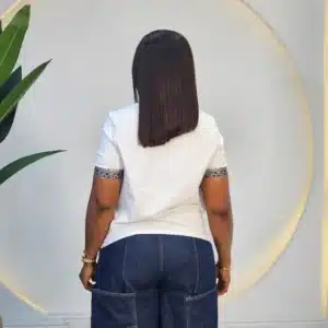 SCARF PEARL CHOKA & SHIRT SET 8112 - Image 4