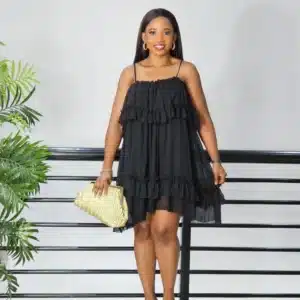 SPAG HEM SWING DRESS - Image 4