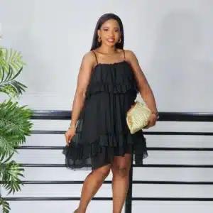 SPAG HEM SWING DRESS - Image 2