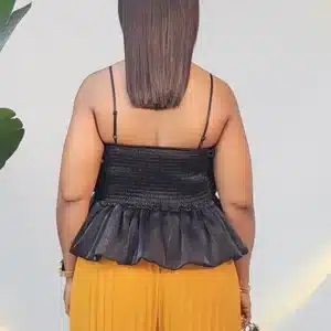 SPAG ROSE CHEST SMOKEY BACK TOP 5732 - Image 12