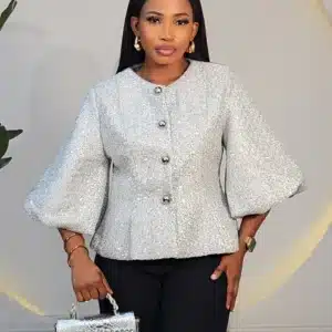 TWEET GLITTERS BUBBLE SLEEVE TOP 6522 - Image 5