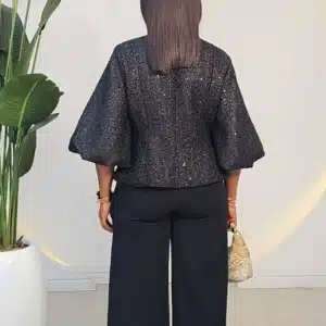 TWEET GLITTERS BUBBLE SLEEVE TOP 6522 - Image 8