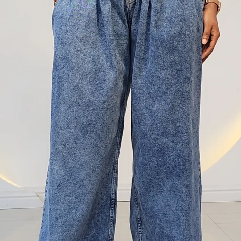 WAIST CASEMENT MOM JEANS 446 - Image 3
