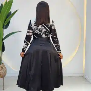 2-TONE SKATER DRESS 0317 - Image 3