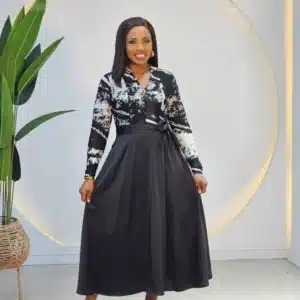 2-TONE SKATER DRESS 0317