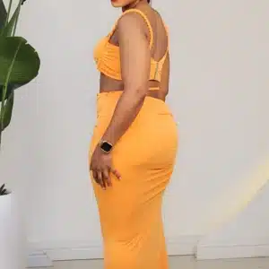 ASYMMETRIC SKIRT & BALL SPAG TOP SET 6170 - Image 2