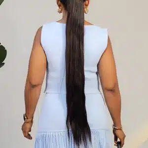 BANDAGE PLEAT HEM SKIRT & TOP SET 2312 - Image 6