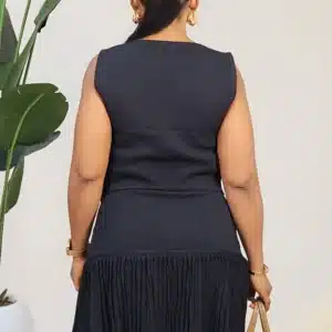 BANDAGE PLEAT HEM SKIRT & TOP SET 2312 - Image 5