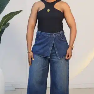 BOTH SIDE FLAP MOM JEAN 8679