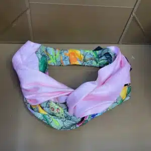 CELINE PRINT KNOT HAIR BAND 1012