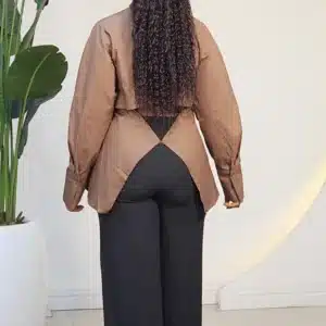 CUT OUT SHOULDER KNOT BACK SHIRT 25100 - Image 7