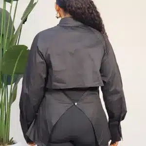 CUT OUT SHOULDER KNOT BACK SHIRT 25100 - Image 9