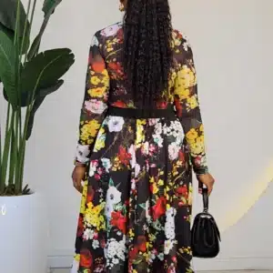 FLORAL SKIRT & MESH TOP SET 1912 - Image 3