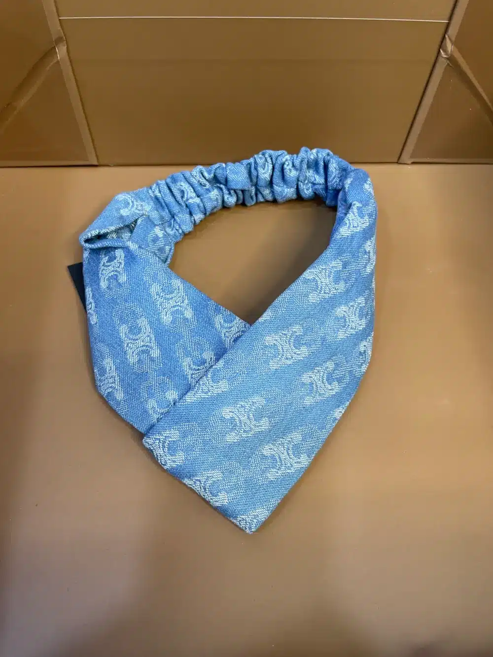 G PRINT KNOT HAIR BAND 1012