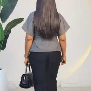 KIMONO SLEEVE BELTED TOP 0512 - Image 5