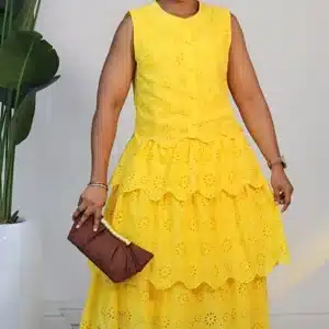 LACY LAYER SKIRT & TOP SET 9208 - Image 2