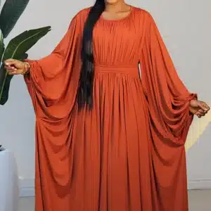 LYCRA BACK DETAIL MAXI DRESS 5899 - Image 2