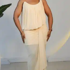 MESH ASYMMETRIC TUBE DRESS 1012 - Image 3