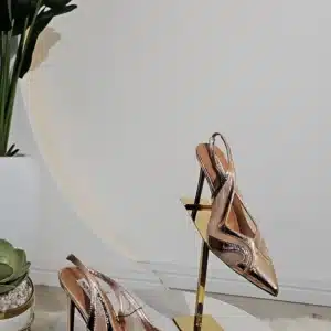 MESH INSERTED COVER FRONT BACK SLING SANDALS 155-212 - Image 2