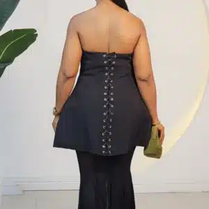 MESH MAXI SKIRT & TUBE TOP SET 909 - Image 3